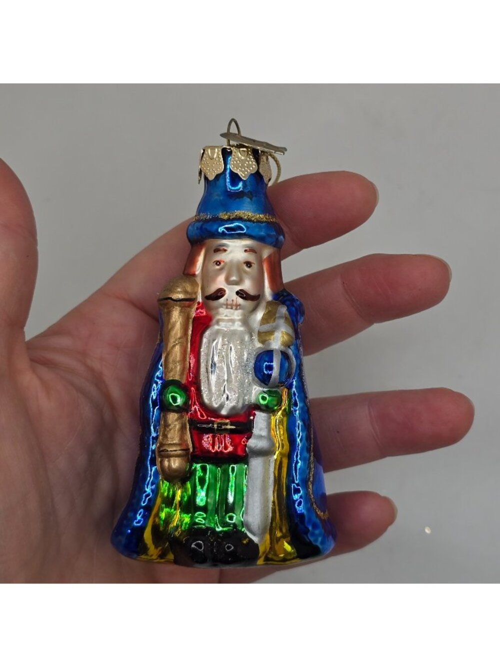 Christmas Ornament Glass Soldier Nutcracker Thomas Pacconi Museum Series 2003